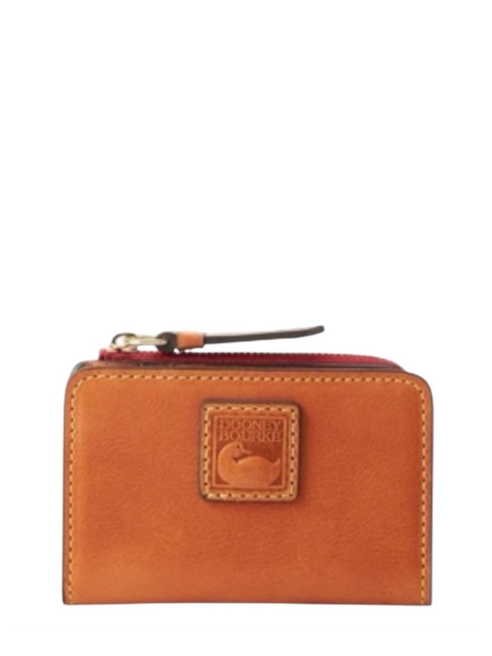 Dooney & Bourke Florentine Zip Credit Card Wallet 12 - Picture 2 of 8